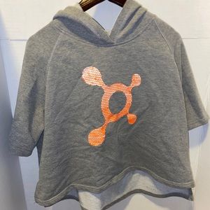 Cropped short sleeve Orange theory sweatshirt